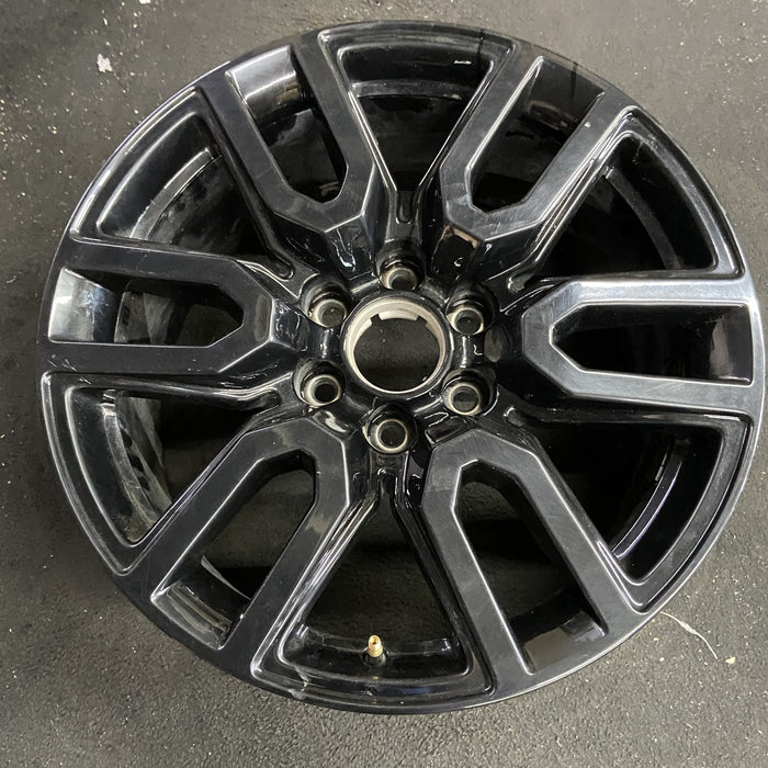 20" SIERRA 1500 PICKUP 19 , 20x9, 12 spoke, opt RD3 Original OEM Wheel Rim - Side Profile