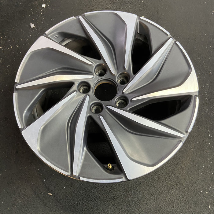 17" INSIGHT 19-20 17x7 , w/machined face Original OEM Wheel Rim - Side Profile