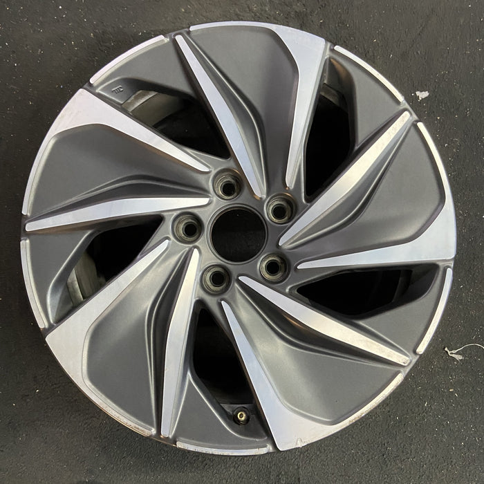 17" INSIGHT 19-20 17x7 , w/machined face Original OEM Wheel Rim - Angle View