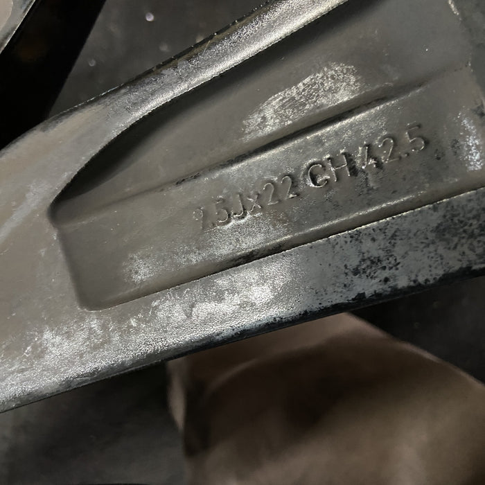 22" RANGE ROVER 22 , 22x9.5, 10 spoke, gloss black Original OEM Wheel Rim