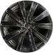 22" RANGE ROVER 22 , 22x9.5, 10 spoke, gloss black Original OEM Wheel Rim - Front View