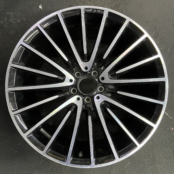 21" MERCEDES S-CLASS 21 223 Type S models Sedan 21x10 5 V spoke machined face - Front View