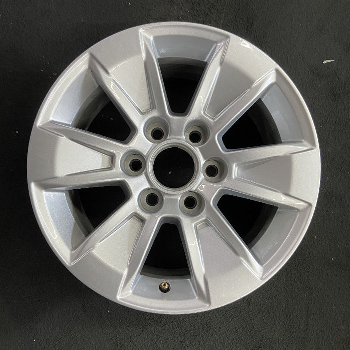 17" SIERRA 1500 PICKUP 19 , 17x8, alloy Original OEM Wheel Rim - Front View