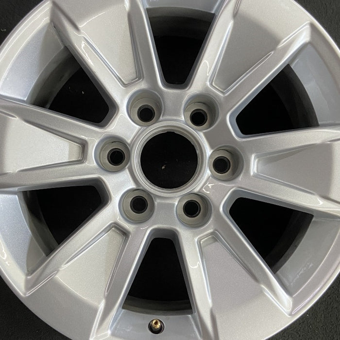17" SIERRA 1500 PICKUP 19 , 17x8, alloy Original OEM Wheel Rim - Angle View