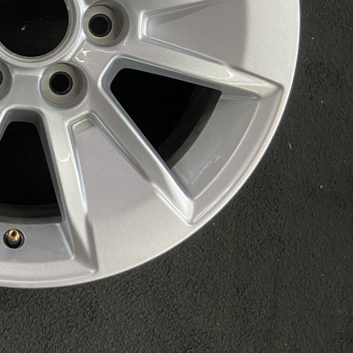 17" SIERRA 1500 PICKUP 19 , 17x8, alloy Original OEM Wheel Rim - Back View