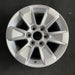 17" SIERRA 1500 PICKUP 19 , 17x8, alloy Original OEM Wheel Rim - Front View