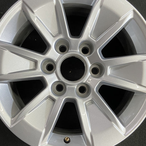 17" SIERRA 1500 PICKUP 19 , 17x8, alloy Original OEM Wheel Rim - Angle View