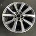 18" MKC 19 18x8 , 10 spoke, machined face with pockets Original OEM Wheel Rim - Side Profile