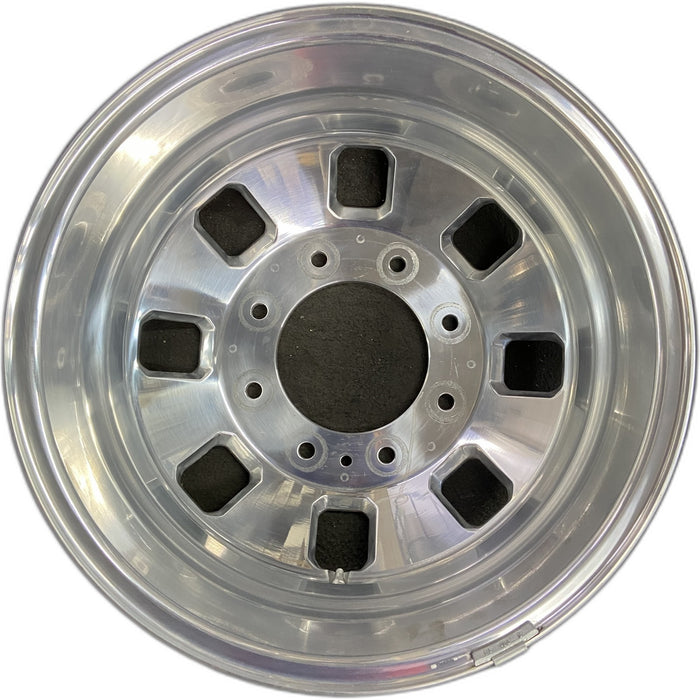 18" SIERRA 3500 PICKUP 24 DRW, 18x6.5, rear, outer Original OEM Wheel Rim - Front View