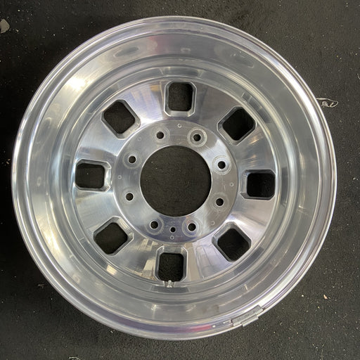 18" SIERRA 3500 PICKUP 24 DRW, 18x6.5, rear, outer Original OEM Wheel Rim - Angle View