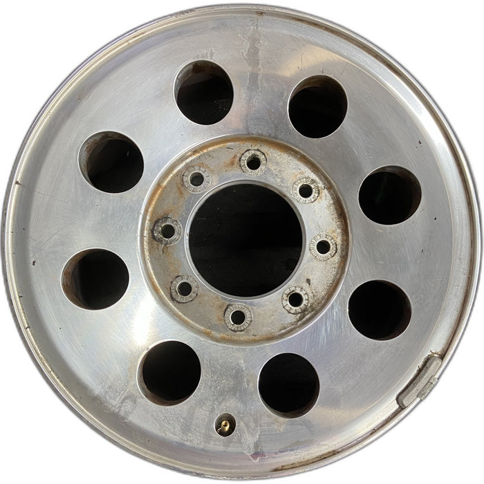 17" FORD F250SD PICKUP 05-07 17x7.5 , 8 round holes Original OEM Wheel Rim - Front View