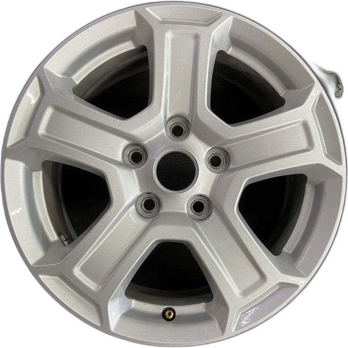 17" WRANGLER 18 VIN X , 17x7.5, , aluminum, straight spoke, w/recessed outer spoke Original OEM Wheel Rim
