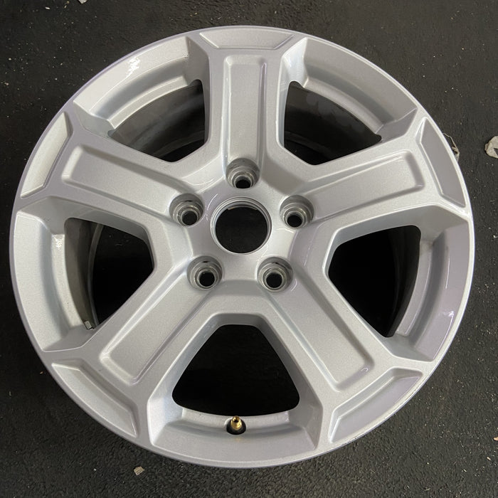 17" WRANGLER 18 VIN X , 17x7.5, , aluminum, straight spoke, w/recessed outer spoke Original OEM Wheel Rim