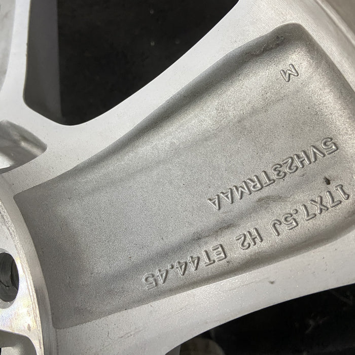 17" WRANGLER 18 VIN X , 17x7.5, , aluminum, straight spoke, w/recessed outer spoke Original OEM Wheel Rim