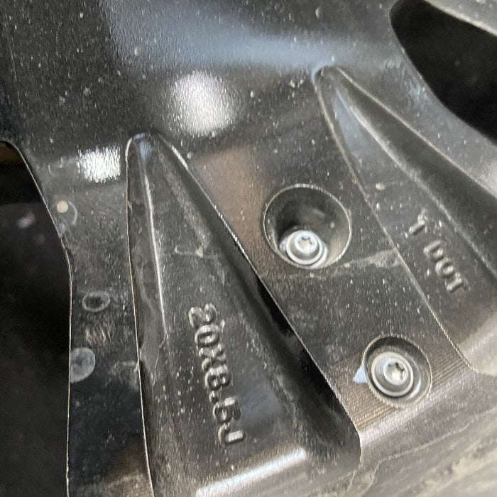 20" SIERRA 2500 PICKUP 24 20x8.5 8 spoke raised spoke machined with black pockets chrome inserts opt Q7F Original OEM Wheel Rim