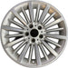 18" BMW 328i 18 18x8, 20 spoke, silver Original OEM Wheel Rim - Front View