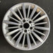 18" BMW 328i 18 18x8, 20 spoke, silver Original OEM Wheel Rim - Angle View