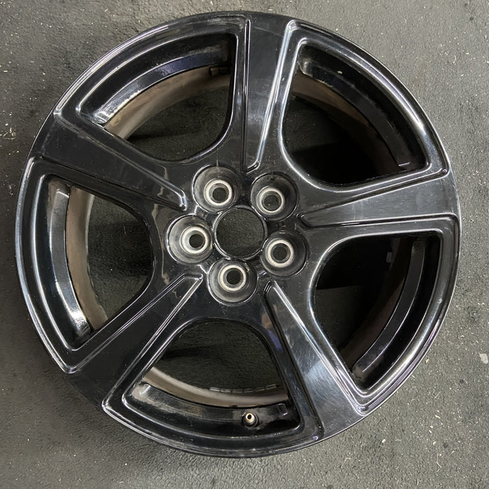 18" MUSTANG MACH-E 21-23 18x7, , straight spoke Original OEM Wheel Rim - Angle View