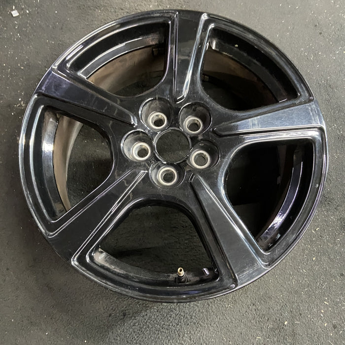 18" MUSTANG MACH-E 21-23 18x7, , straight spoke Original OEM Wheel Rim - Side Profile