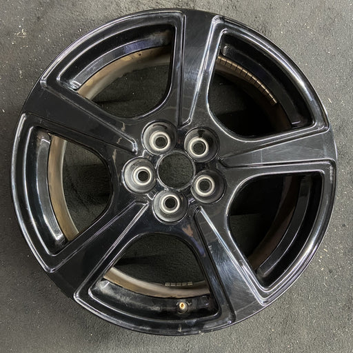 18" MUSTANG MACH-E 21-23 18x7, , straight spoke Original OEM Wheel Rim - Angle View