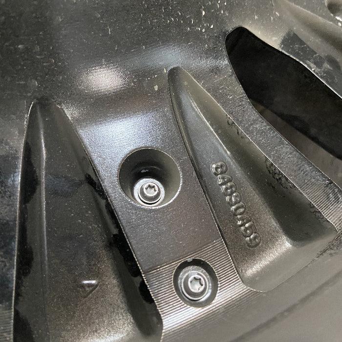 20" SIERRA 2500 PICKUP 24 20x8.5 8 spoke raised spoke machined with black pockets chrome inserts opt Q7F Original OEM Wheel Rim