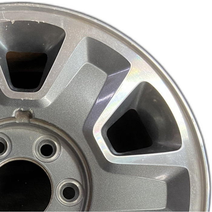 17" FORD F150 PICKUP 09-12 17x7.5 aluminum 6 spoke indented spokes charcoal spokes Original OEM Wheel Rim