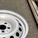 16" METRIS 23 447 Type, 16x5.5, steel Original OEM Wheel Rim - Side Profile