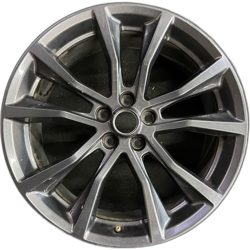 20" EXPLORER 17-19 20x8.5, , 10 spoke, , dark gray Original OEM Wheel Rim - Front View
