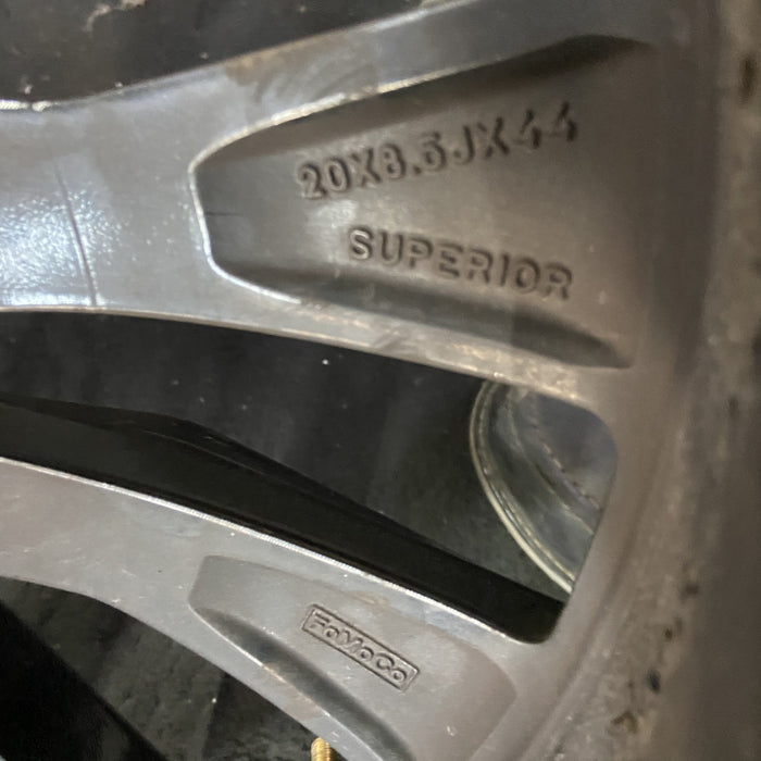 20" EXPLORER 17-19 20x8.5, , 10 spoke, , dark gray Original OEM Wheel Rim - Additional View