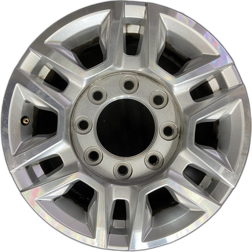 17" SIERRA 2500 PICKUP 20-24 17x7.5, aluminum Original OEM Wheel Rim - Front View