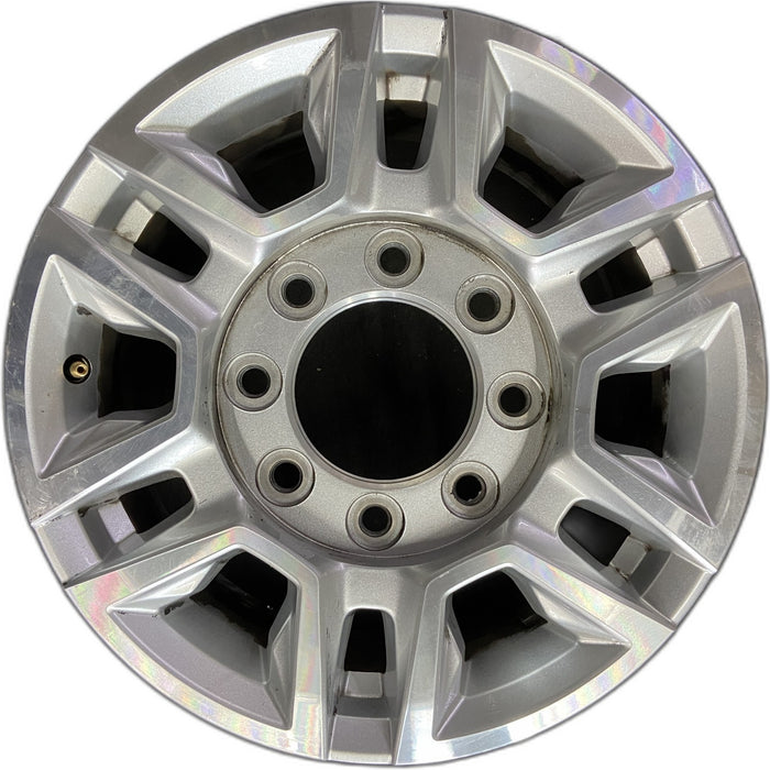 17" SIERRA 2500 PICKUP 20-24 17x7.5, aluminum Original OEM Wheel Rim - Front View