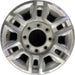 17" SIERRA 2500 PICKUP 20-24 17x7.5, aluminum Original OEM Wheel Rim - Front View
