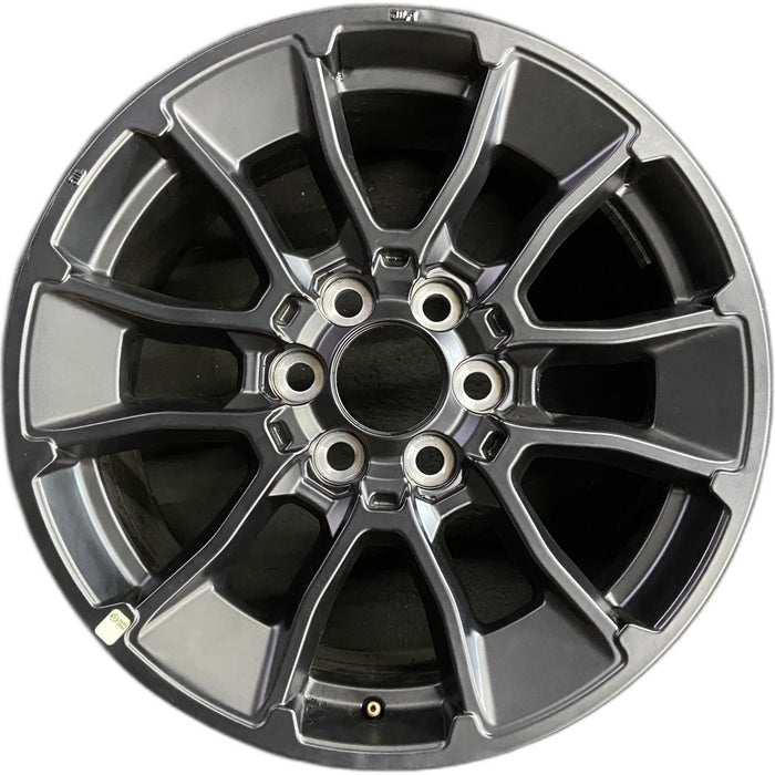 20" SEQUOIA 24 20x8, 6 Y spoke, black Original OEM Wheel Rim - Front View