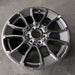 20" SEQUOIA 24 20x8, 6 Y spoke, black Original OEM Wheel Rim - Close-Up Detail