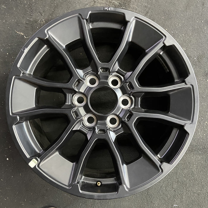 20" SEQUOIA 24 20x8, 6 Y spoke, black Original OEM Wheel Rim - Angle View
