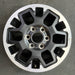 17" TACOMA 24 17x7.5 , black with machined outer lip Original OEM Wheel Rim - Additional View