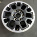17" TACOMA 24 17x7.5, black Original OEM Wheel Rim - Side Profile