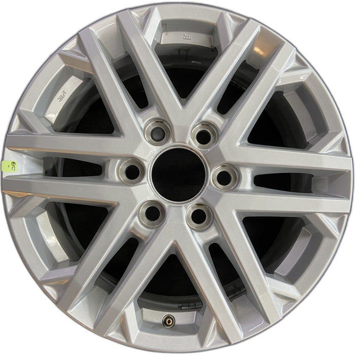 18" SEQUOIA 23-24 18x7.5, 6 double spoke, silver Original OEM Wheel Rim - Front View