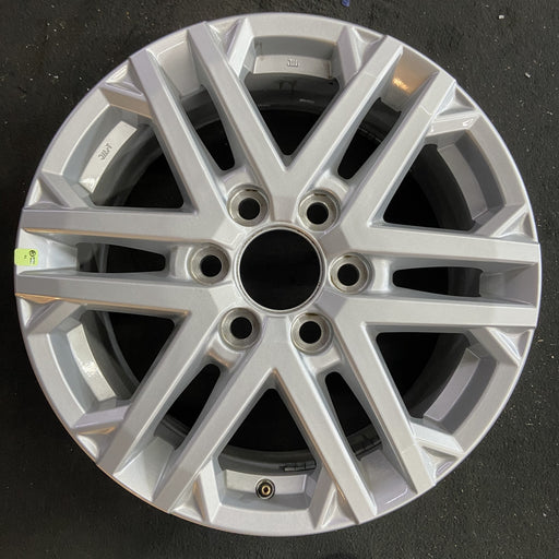 18" SEQUOIA 23-24 18x7.5, 6 double spoke, silver Original OEM Wheel Rim - Angle View