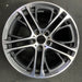 20" BMW X3 11-17 20x10 , 10 spoke Original OEM Wheel Rim - Angle View