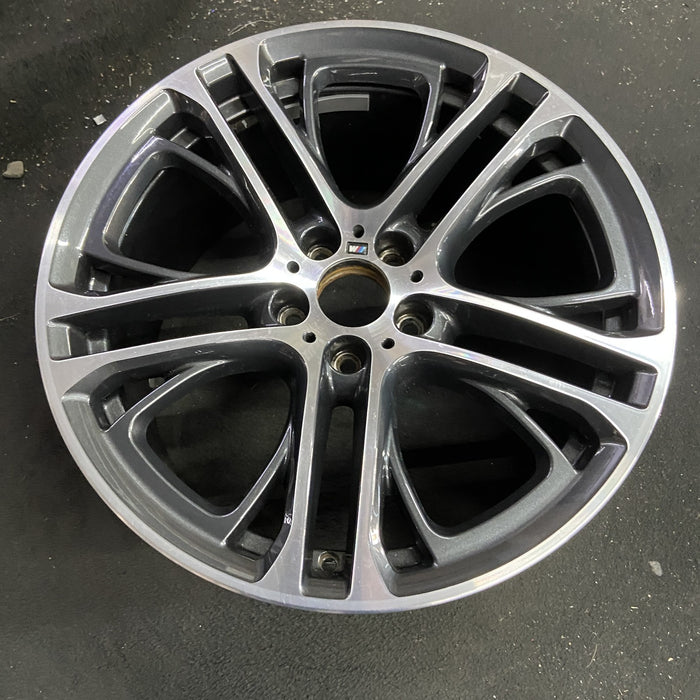 20" BMW X3 11-17 20x10 , 10 spoke Original OEM Wheel Rim - Side Profile