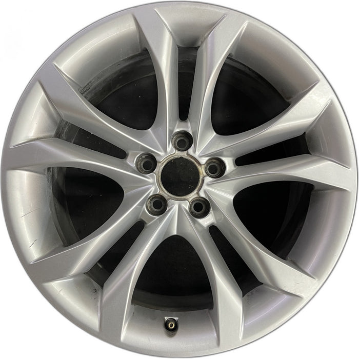18" AUDI A5 13-18 18x8.5 , 5 spoke, double spoke Original OEM Wheel Rim - Front View
