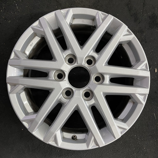 18" SEQUOIA 23-24 18x7.5, 6 double spoke, silver Original OEM Wheel Rim - Angle View