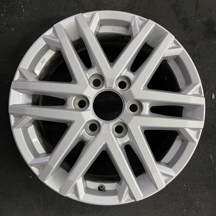 18" SEQUOIA 23-24 18x7.5, 6 double spoke, silver Original OEM Wheel Rim - Angle View