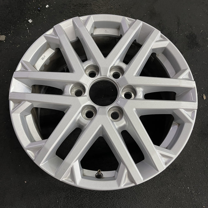 18" SEQUOIA 23-24 18x7.5, 6 double spoke, silver Original OEM Wheel Rim - Side Profile