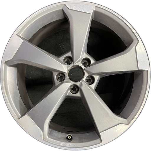 19" AUDI S3 19-20 19x8 , 5 solid spoke Original OEM Wheel Rim - Front View