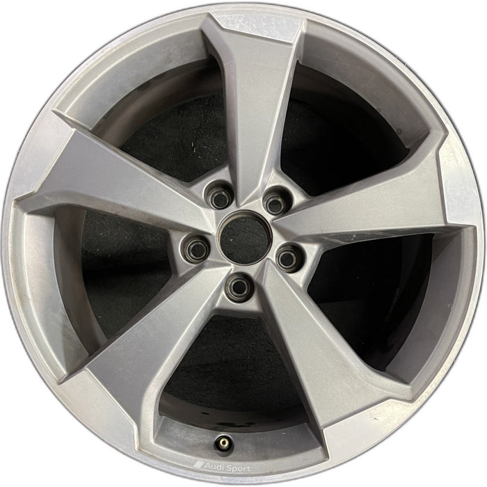19" AUDI S3 19-20 19x8 , 5 solid spoke Original OEM Wheel Rim - Front View
