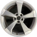 19" AUDI S3 19-20 19x8 , 5 solid spoke Original OEM Wheel Rim - Front View