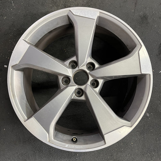 19" AUDI S3 19-20 19x8 , 5 solid spoke Original OEM Wheel Rim - Additional View