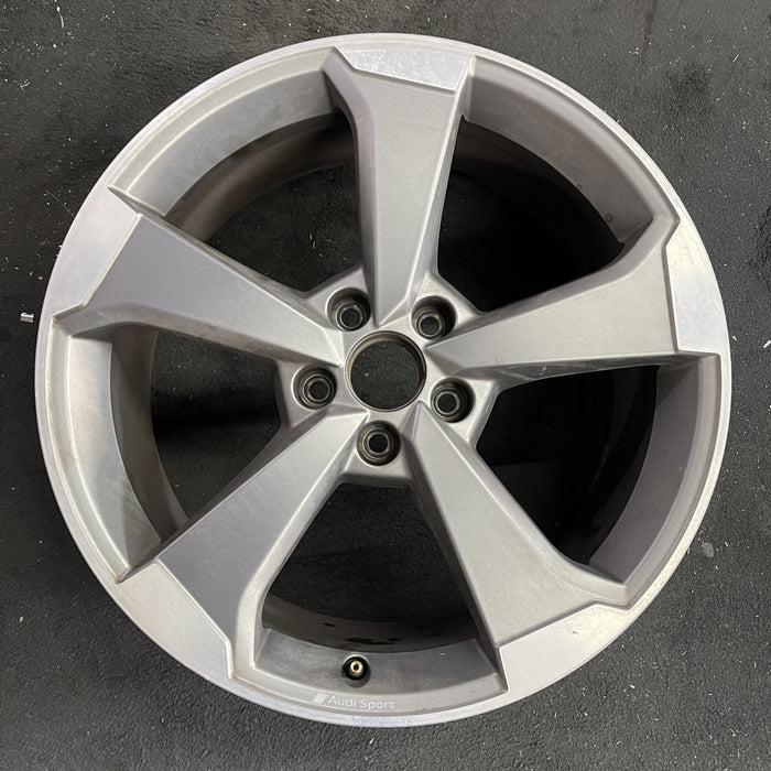 19" AUDI S3 19-20 19x8 , 5 solid spoke Original OEM Wheel Rim - Additional View